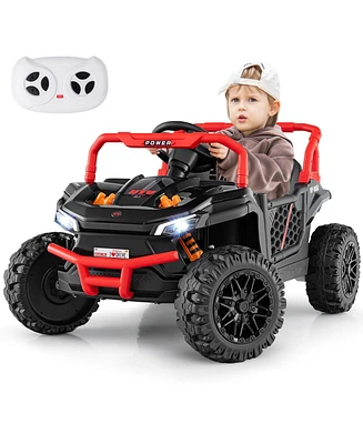 12V Kids Ride on Truck with 3 Speeds and Reverse Forward Function