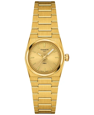 Tissot Women's Swiss Prx Gold-Tone Stainless Steel Bracelet Watch 25mm