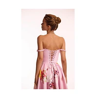 Milla Women's Tea-length floral dress
