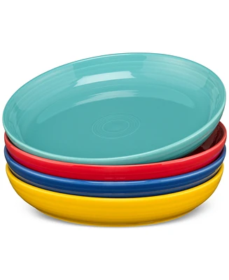 Fiesta Vibrant Coupe Dinner Bowls, Set of 4