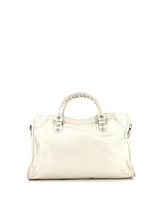 Pre-Owned Balenciaga Small City Classic Studs Bag Leather