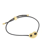 Steve Madden Black Mariner Heart Friendship Bracelet