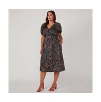 Estelle Wildfloral Cotton Midi Dress