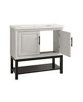 36" Vanity with Ceramic sink