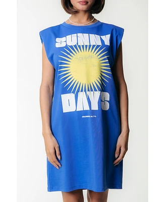 Colourful Rebel Women's Sunny Days Padded Dress Sl