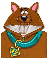 Scooby Doo Boys Warner Bros. Fleece Zip Up Cosplay Pajama Coverall