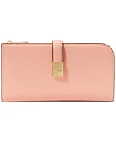 kate spade new york Deco Pebbled Leather Zip Slim Wallet