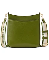 kate spade new york Hudson Small Pebbled Leather Messenger Crossbody