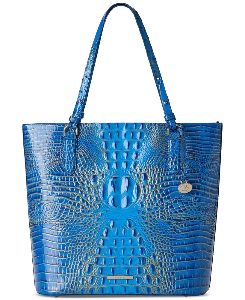 Brahmin Ezra Melbourne Embossed Large Leather Tote