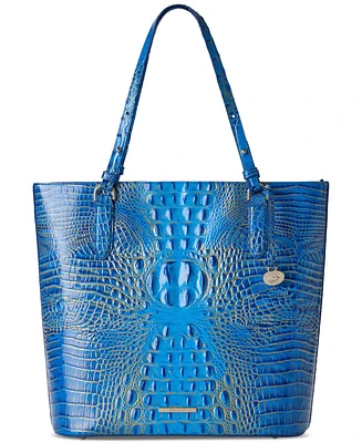 Brahmin Ezra Melbourne Embossed Large Leather Tote