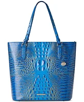 Brahmin Ezra Melbourne Embossed Large Leather Tote