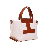 Women's The Riviera-Daze Hand Bag - Russet Brown & Cream White