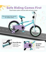 Adjustable Handlebar Saddle Kids Bike Lightweight Easy to Ride