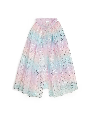 Sweet Wink Girls Mermaid Ombre Cape