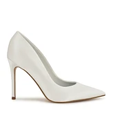 Nine West Women's Fresh Bridal Satin Stiletto Pumps