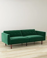 Gold Sparrow 84" Velvet Blake Convertible Sofa Bed, Created for Macy's