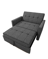 Gold Sparrow 51" Polyester Chandler Convertible Loveseat Bed, Created for Macy's