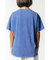 Colourful Rebel Women's Champions Acid Wash Loosefit Tee