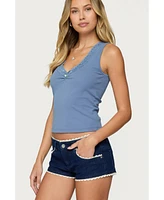Edikted Women's Dionne Lacey Tank Top