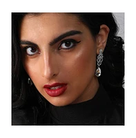 Sohi Women's Dazzling Drop Earrings