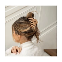 Headbands of Hope Extra Large Matte Claw Clip - Camel