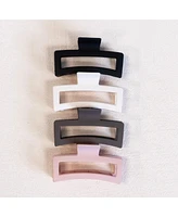 Headbands of Hope Extra Large Rectangular Claw Clip - Cream