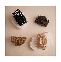 Extra Large Matte Claw Clip - Nude