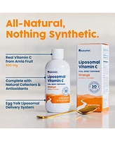 NativePath Liposomal Vitamin C 500mg with Amla Extract - High Absorption Immune Support Supplement - Orange Flavor, 30 Servings
