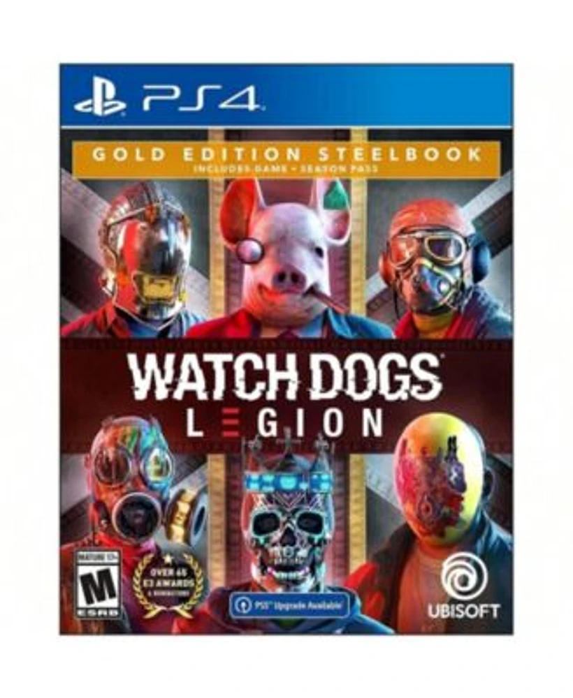 Watch Dogs Legion For Playstation 4 Gold Steelbook Edition