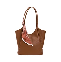 Women's The Metrograph Tote Bag With Pouch - Mocha Brown
