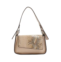Women's The Coilmark Asymmetric Hand Bag - Ecru Beige