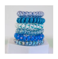 Headbands of Hope Hair Tie Set - Blue Bliss