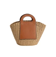 Women's The Basket Bucket Bag - Khaki Brown