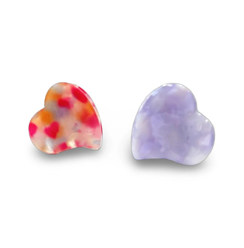 Mini Heart Clip Set