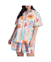 Eloquii Plus Relaxed Short Sleeve Button Down