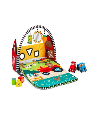 Baby Einstein Infant Farm Explorers Busy Barnyard Grow with Me Activity Gym