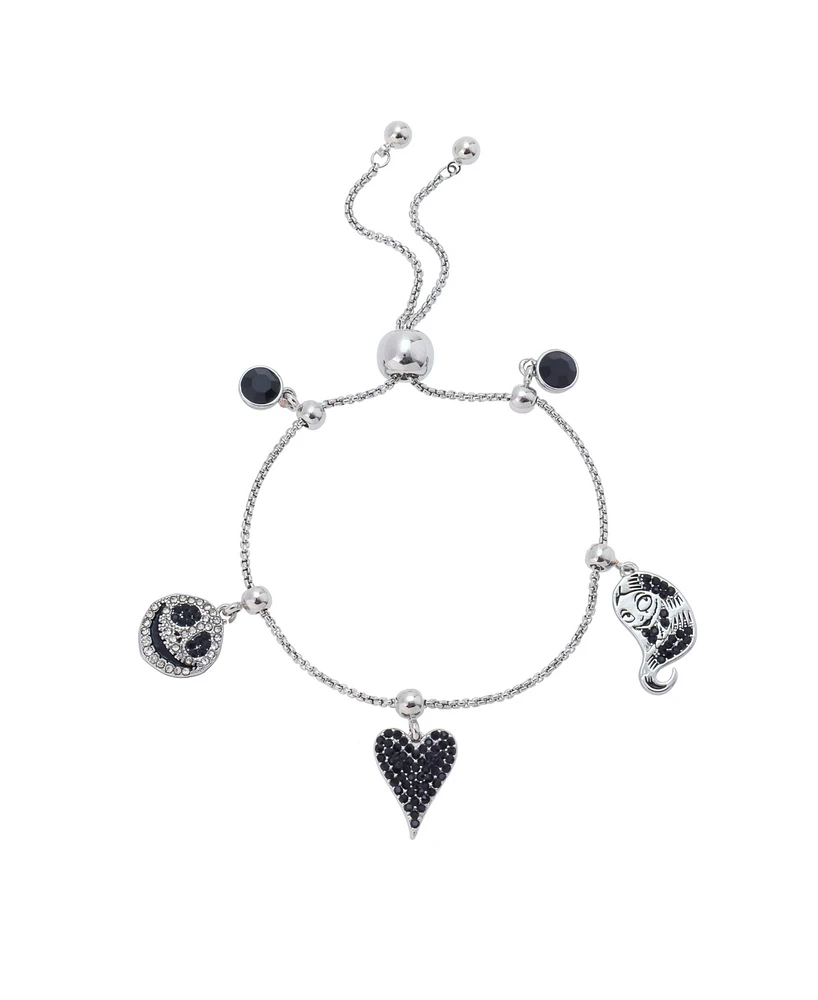 Disney Nightmare Before Christmas Charm Bolo Bracelet