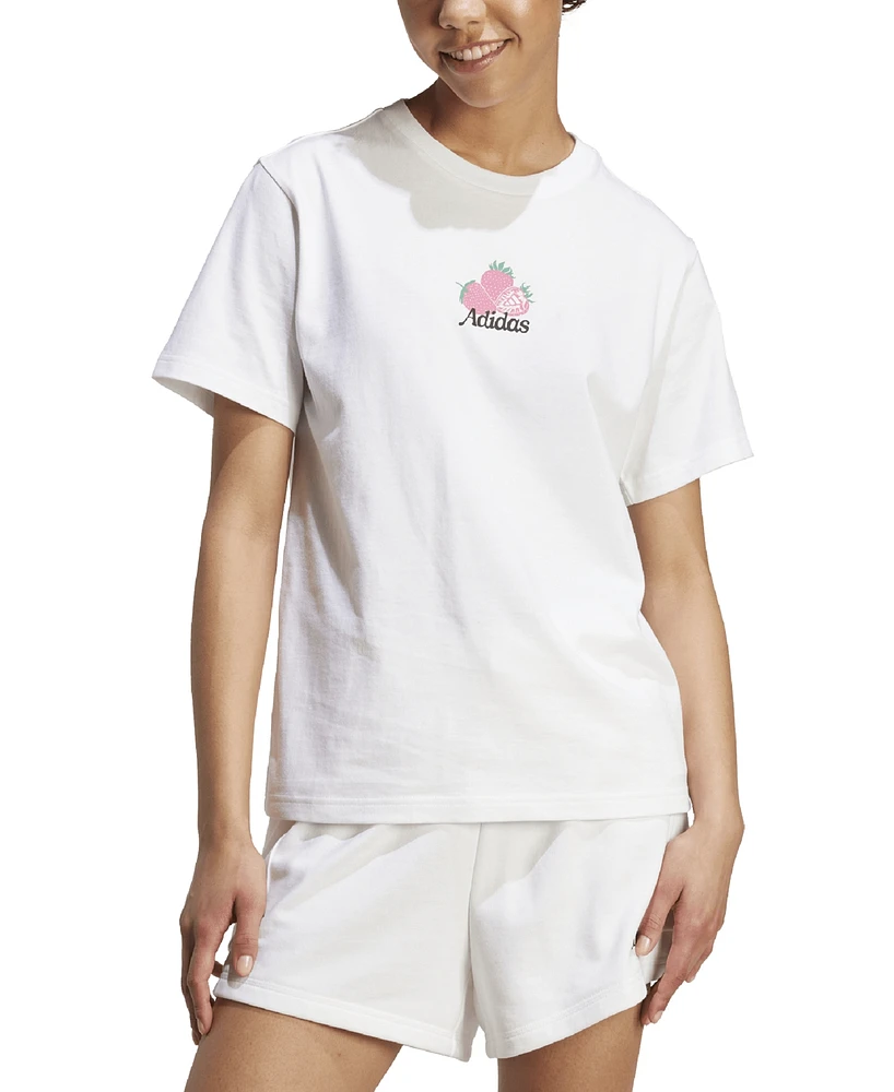 adidas Women's Cotton Farmers-Market Graphic T-Shirt