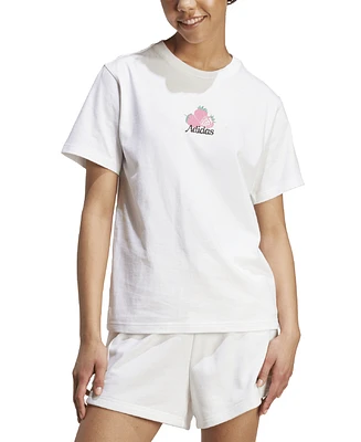 adidas Women's Cotton Farmers-Market Graphic T-Shirt