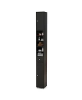 Volenca Freestanding Slim Bathroom Cabinet with Drawer and Adjustable Shelves
