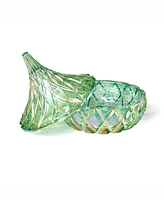 Godinger Candy Dish, Green Iridescent Hershey's Kiss