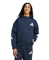 adidas Men's Full Zip Hooded Track Jacket