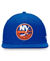 Fanatics Men's Royal New York Islanders Core Primary Logo Snapback Hat