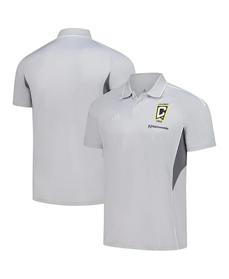 Adidas Men's Silver Columbus Crew 2025 Training Polo Shirt