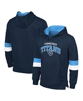 G-iii Sports by Carl Banks Men's Navy/Light Blue Tennessee Titans Adaptive Faceoff Pullover Hoodie