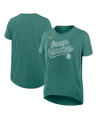 Nike Women's Green Boston Red Sox 2025 City Connect Flowy Fashion Tri-Blend Performance T-Shirt
