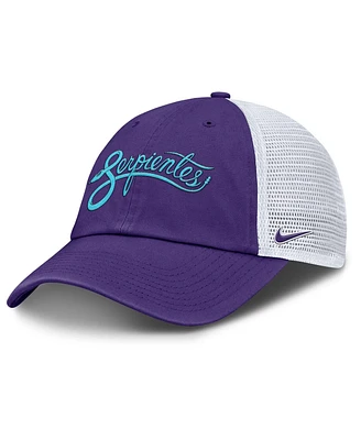 Nike Men's and Women's Purple/White Arizona Diamondbacks 2025 City Connect Club Trucker Adjustable Hat