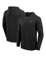 Fanatics Men's Gray Cincinnati Bengals Front Office Power Mono Long Sleeve Hoodie T-Shirt