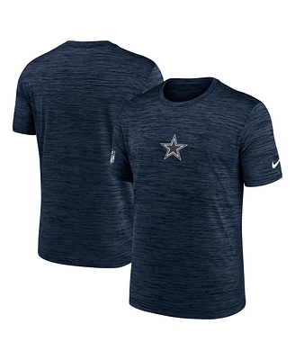 Nike Men's Navy Dallas Cowboys Sideline Velocity Performance T-Shirt