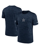Nike Men's Navy Dallas Cowboys Sideline Velocity Performance T-Shirt
